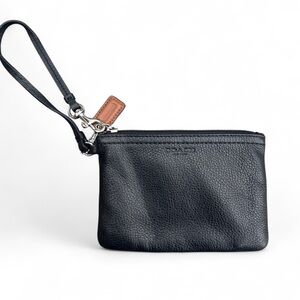 Coach Black Leather Wriset